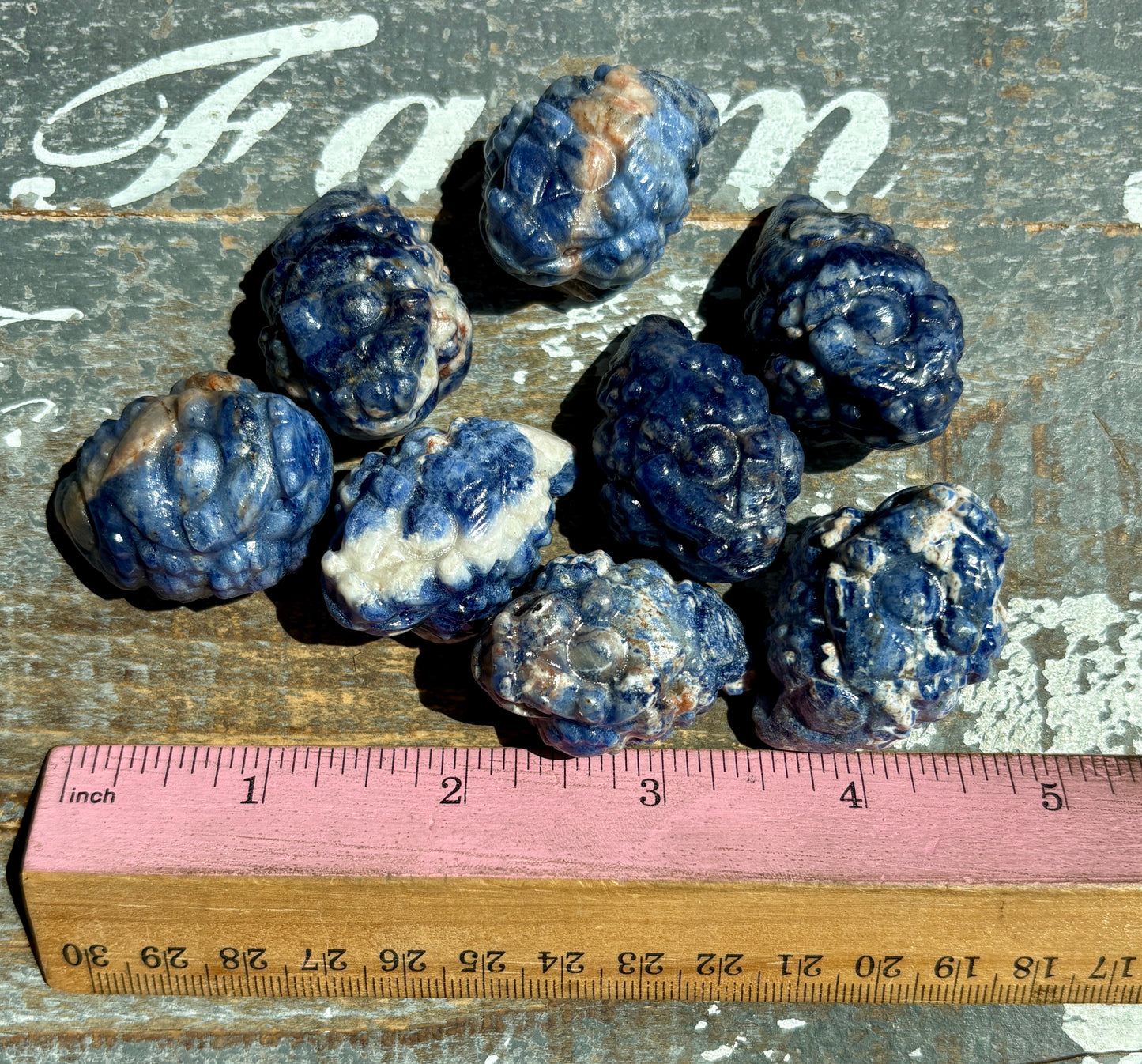 One (1) Blue Sodalite Pocket Money Toad | Intuitively Chosen