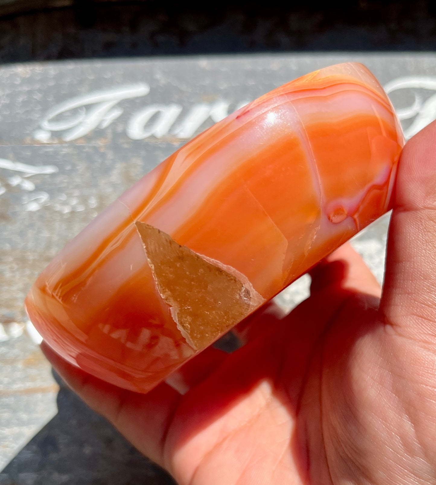 Gorgeous Carnelian Bowl *Repaired