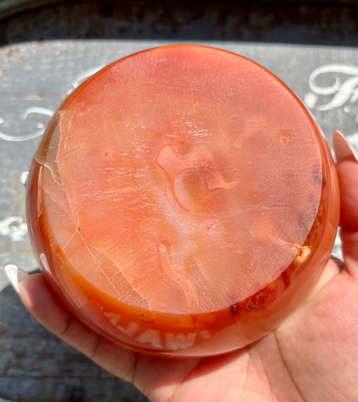 Gorgeous Carnelian Bowl *Repaired