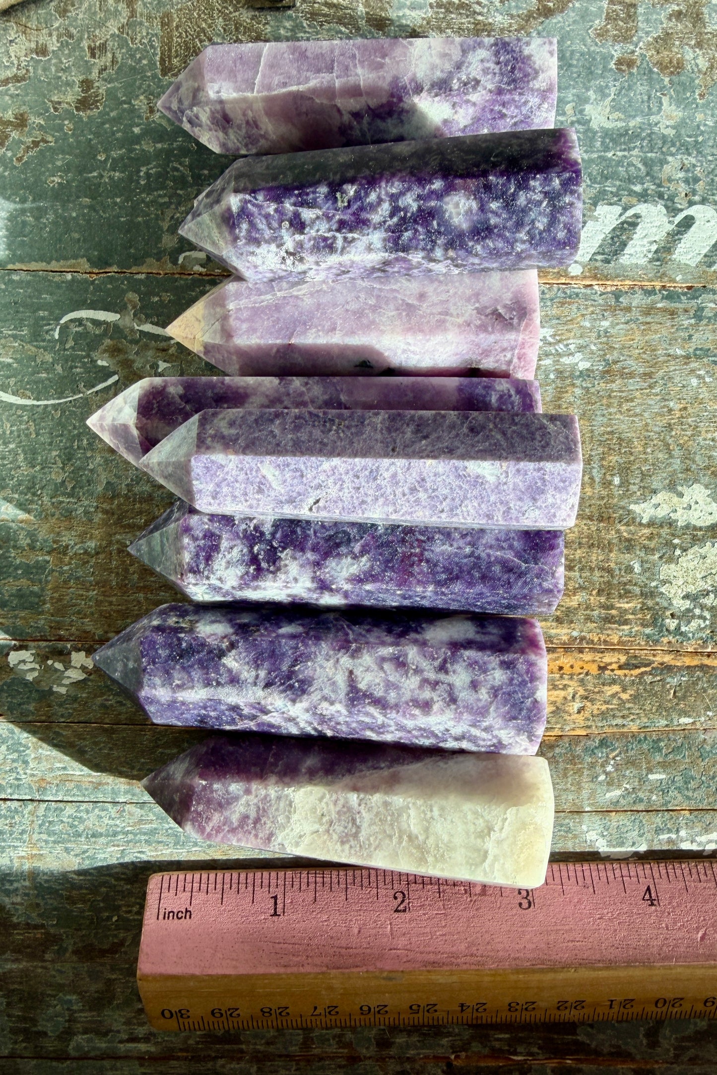 One (1) Lepidolite Tower