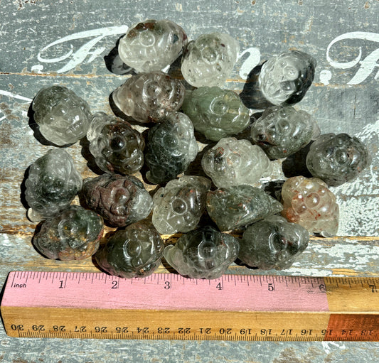 One (1) Garden Quartz Pocket Money Toad | Intuitively Chosen