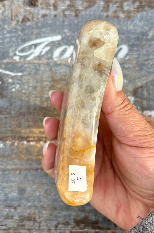 Gorgeous High Grade Agate Moon With Druzy from Brazil | Opt G