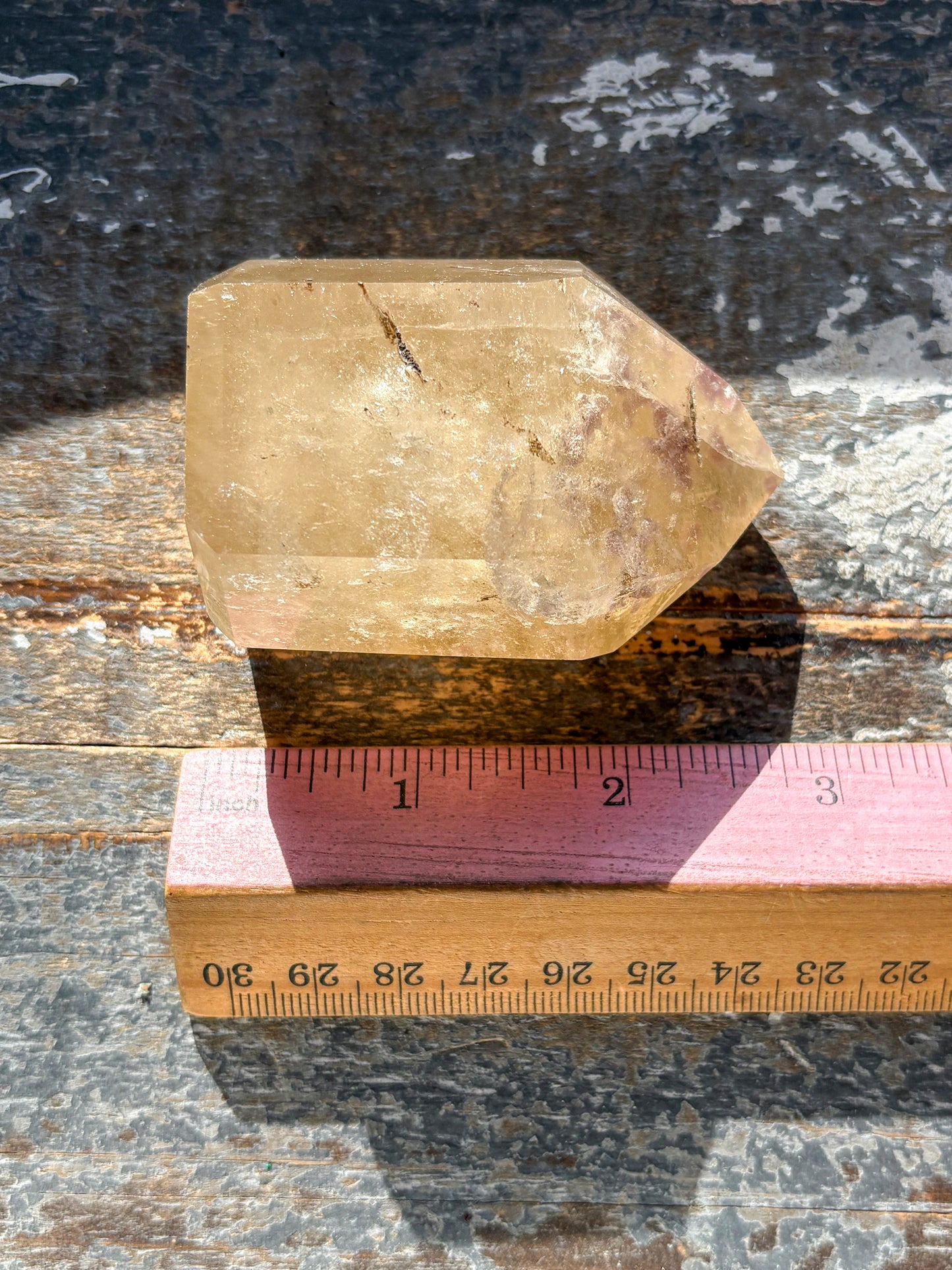 Gorgeous Citrine with Lepidolite Tower from Brazil