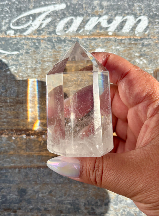 Gorgeous High Grade Clear Quartz Tower from Brazil | Opt D