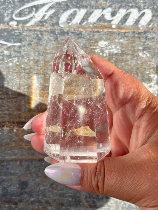 Gorgeous High Grade Clear Quartz Tower from Brazil | Opt C