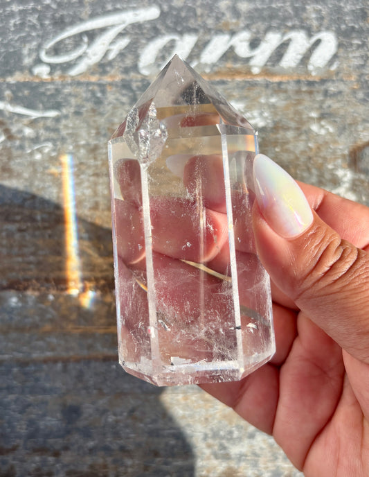 Gorgeous High Grade Clear Quartz Tower from Brazil | Opt A