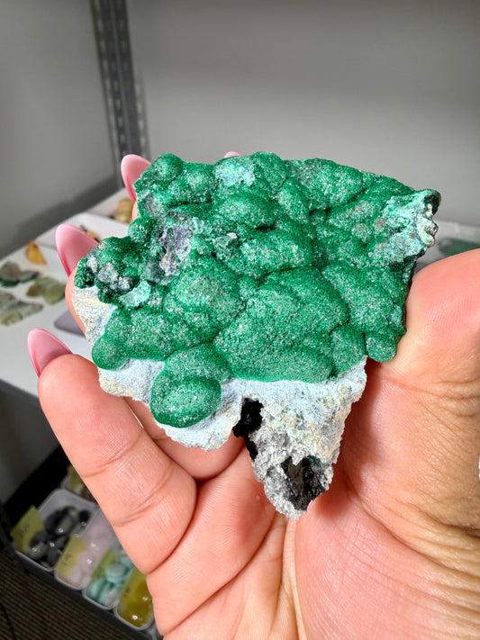 Gorgeous Raw Sparkly Malachite | The Congo