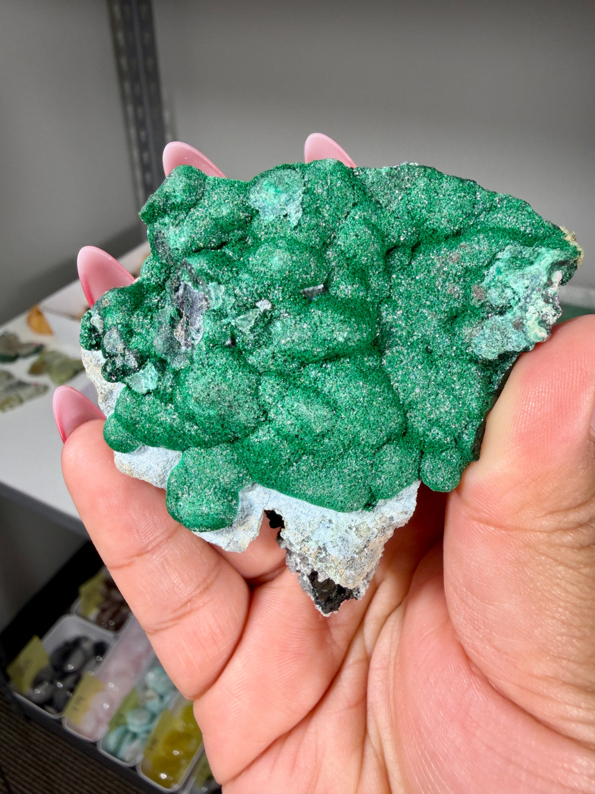 Gorgeous Raw Sparkly Malachite | The Congo