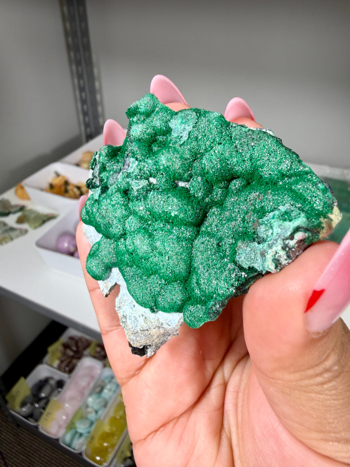 Gorgeous Raw Sparkly Malachite | The Congo