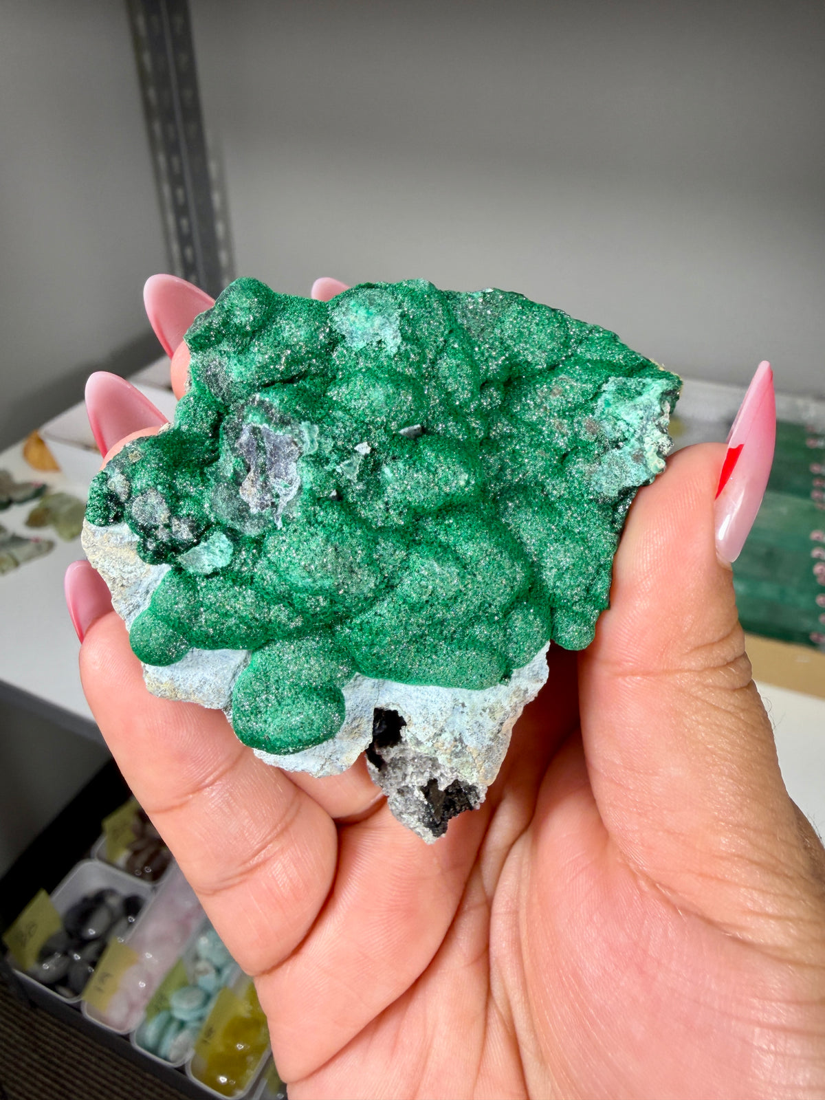 Gorgeous Raw Sparkly Malachite | The Congo