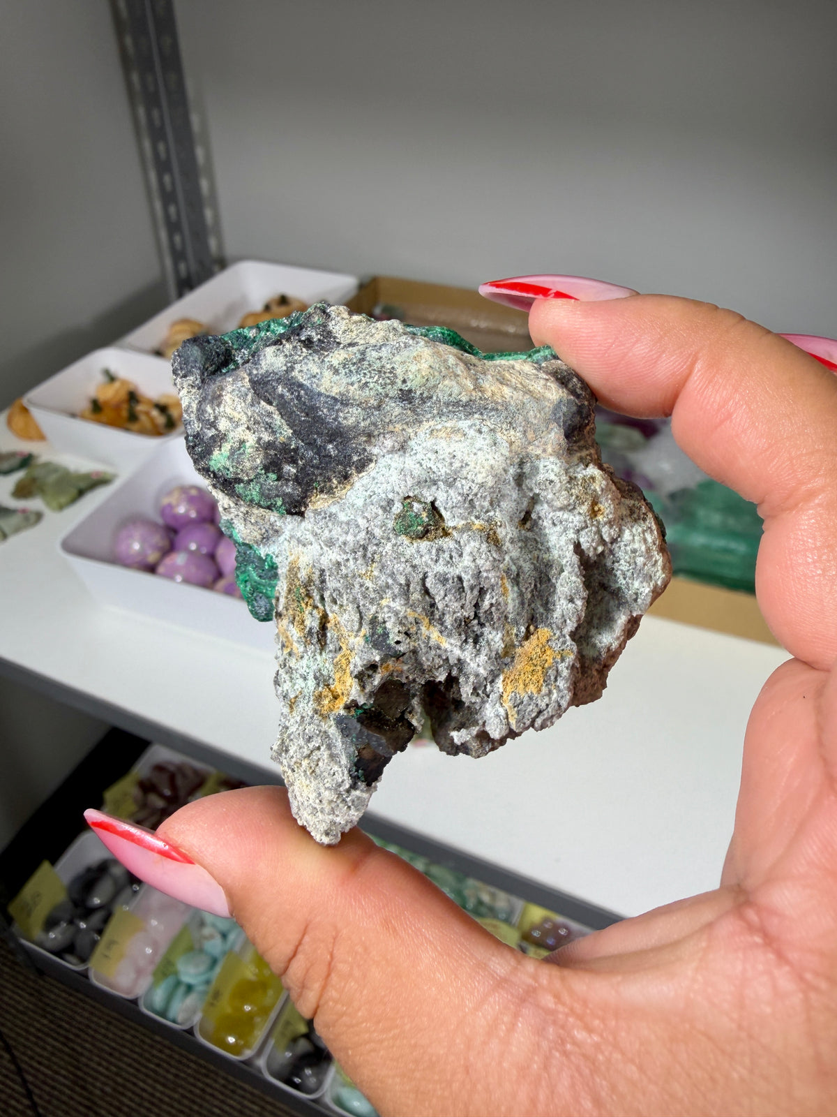 Gorgeous Raw Sparkly Malachite | The Congo