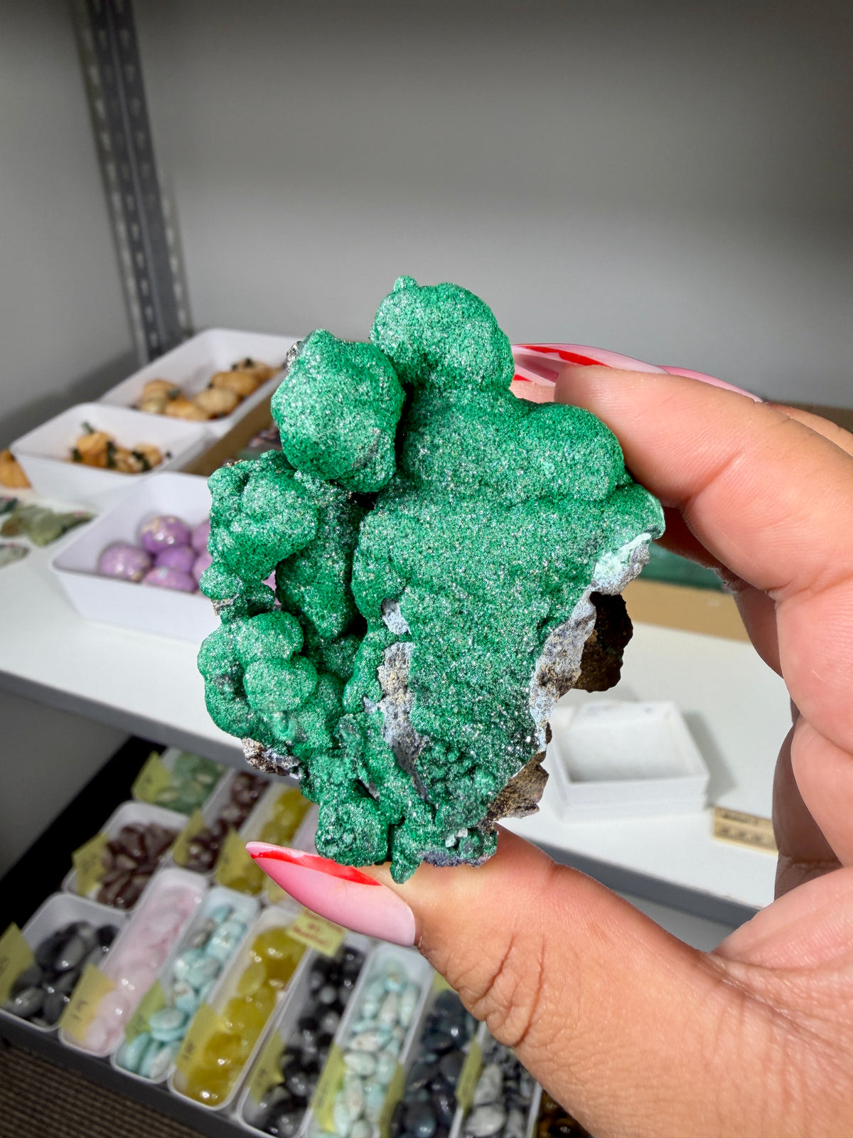 Gorgeous Raw Sparkly Malachite | The Congo