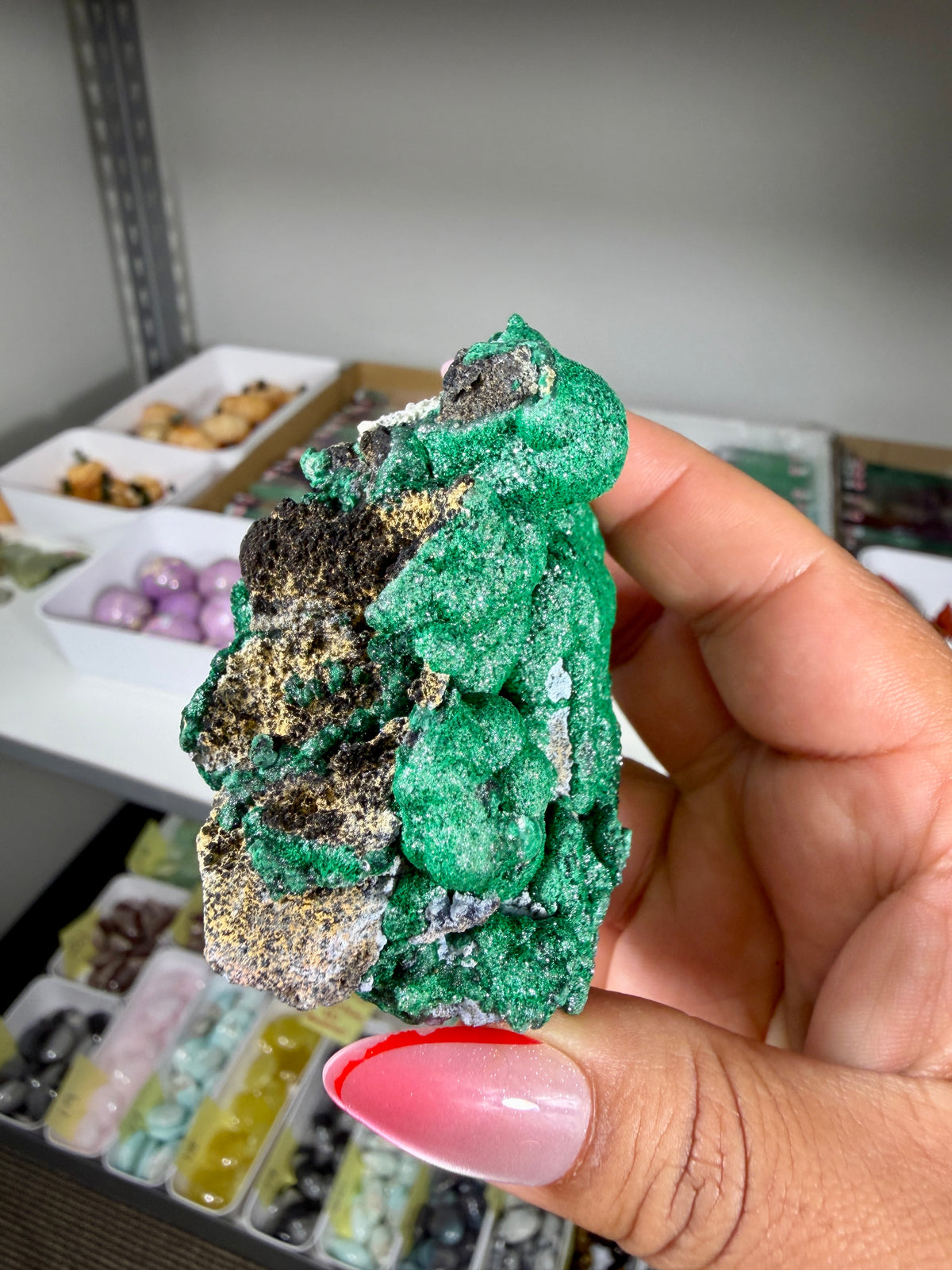Gorgeous Raw Sparkly Malachite | The Congo