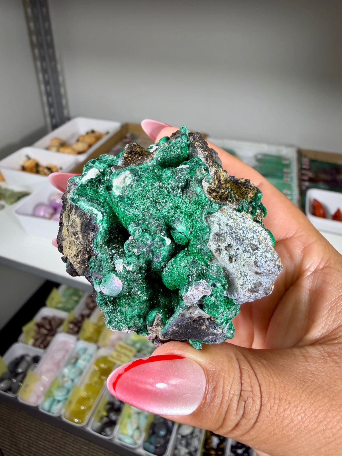 Gorgeous Raw Sparkly Malachite | The Congo