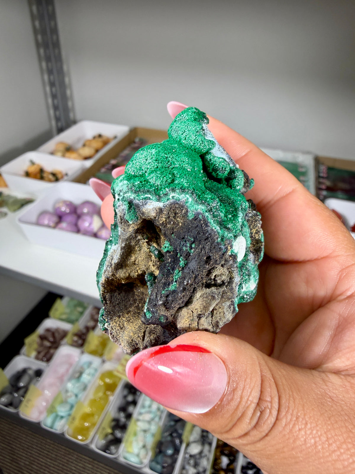 Gorgeous Raw Sparkly Malachite | The Congo
