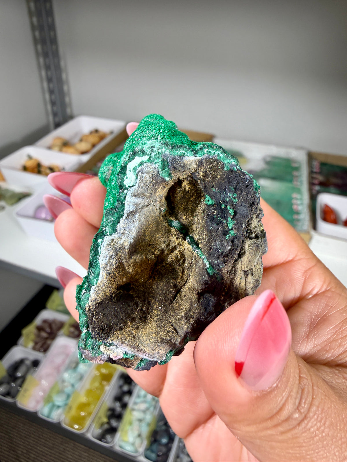 Gorgeous Raw Sparkly Malachite | The Congo