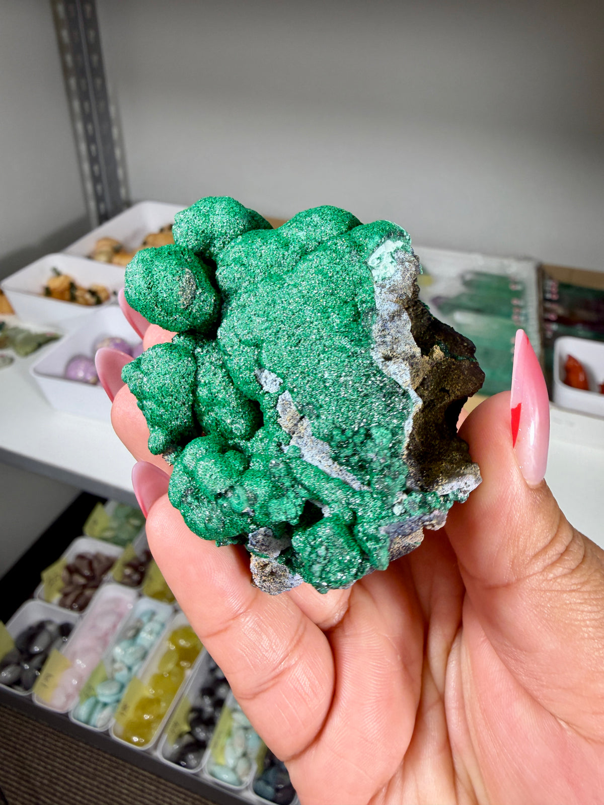 Gorgeous Raw Sparkly Malachite | The Congo