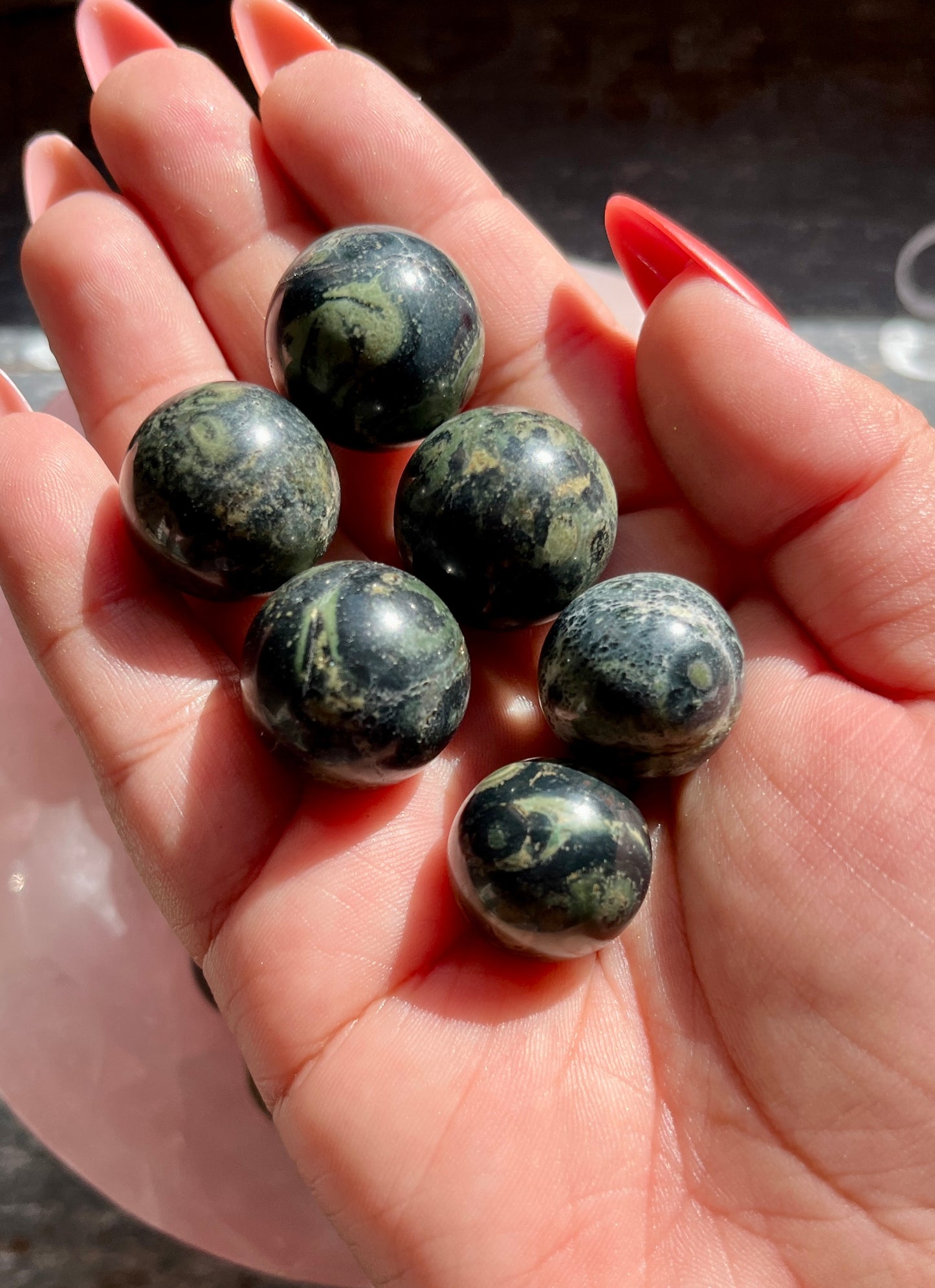 One (1) Mini Kambaba Jasper Sphere