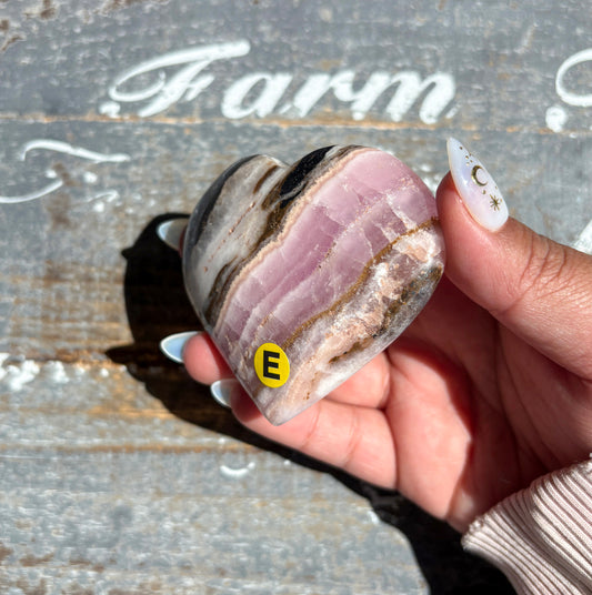 Gorgeous Pink Aragonite Heart from Pakistan | Opt E