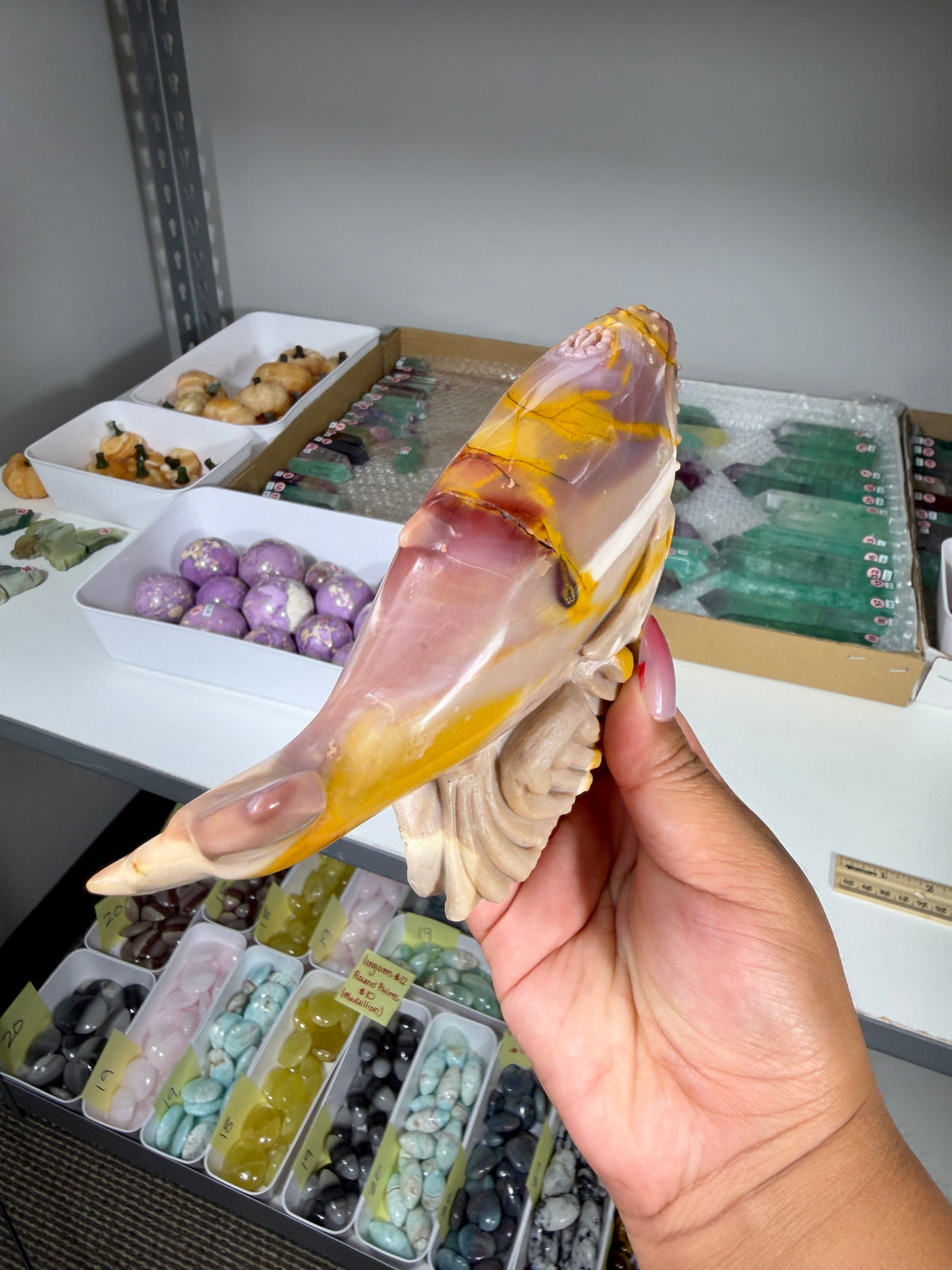 Gorgeous Hand Carved Mookaite Humpback Whale | Australia