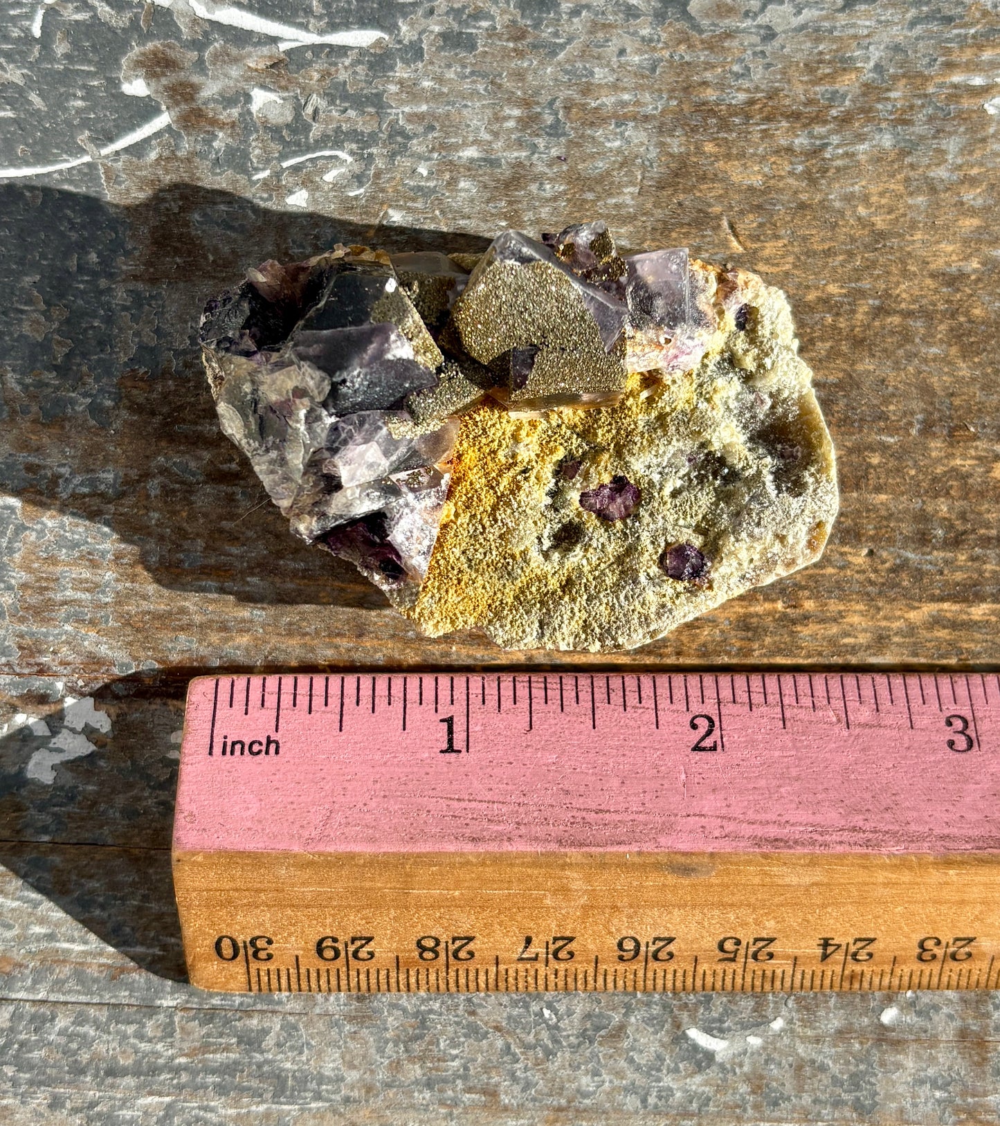 Gorgeous Yindu Fluorite with Pyrite Specimen from Mongolia | Opt I