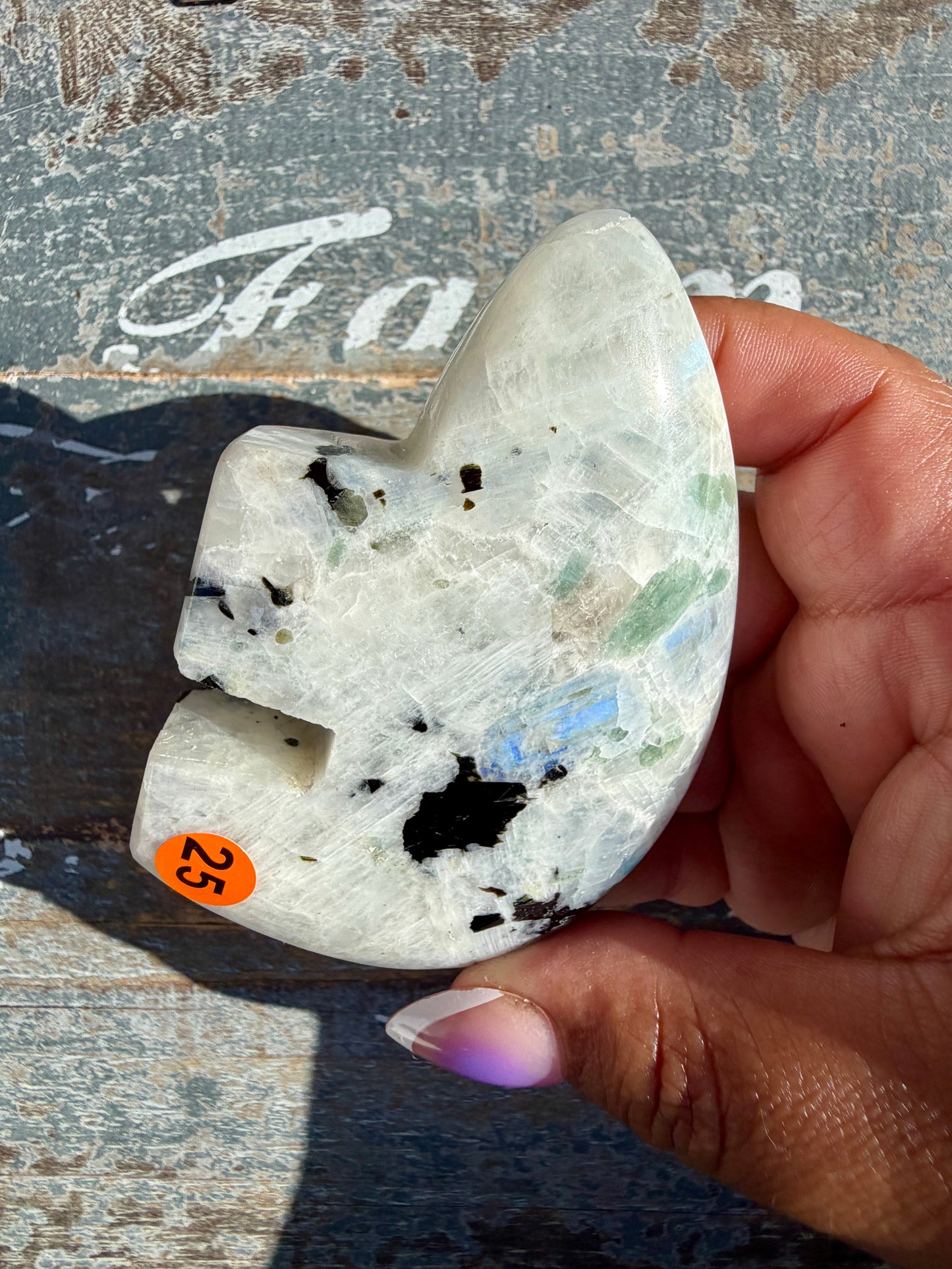 Adorable Rainbow Moonstone Bear | India | Opt 25