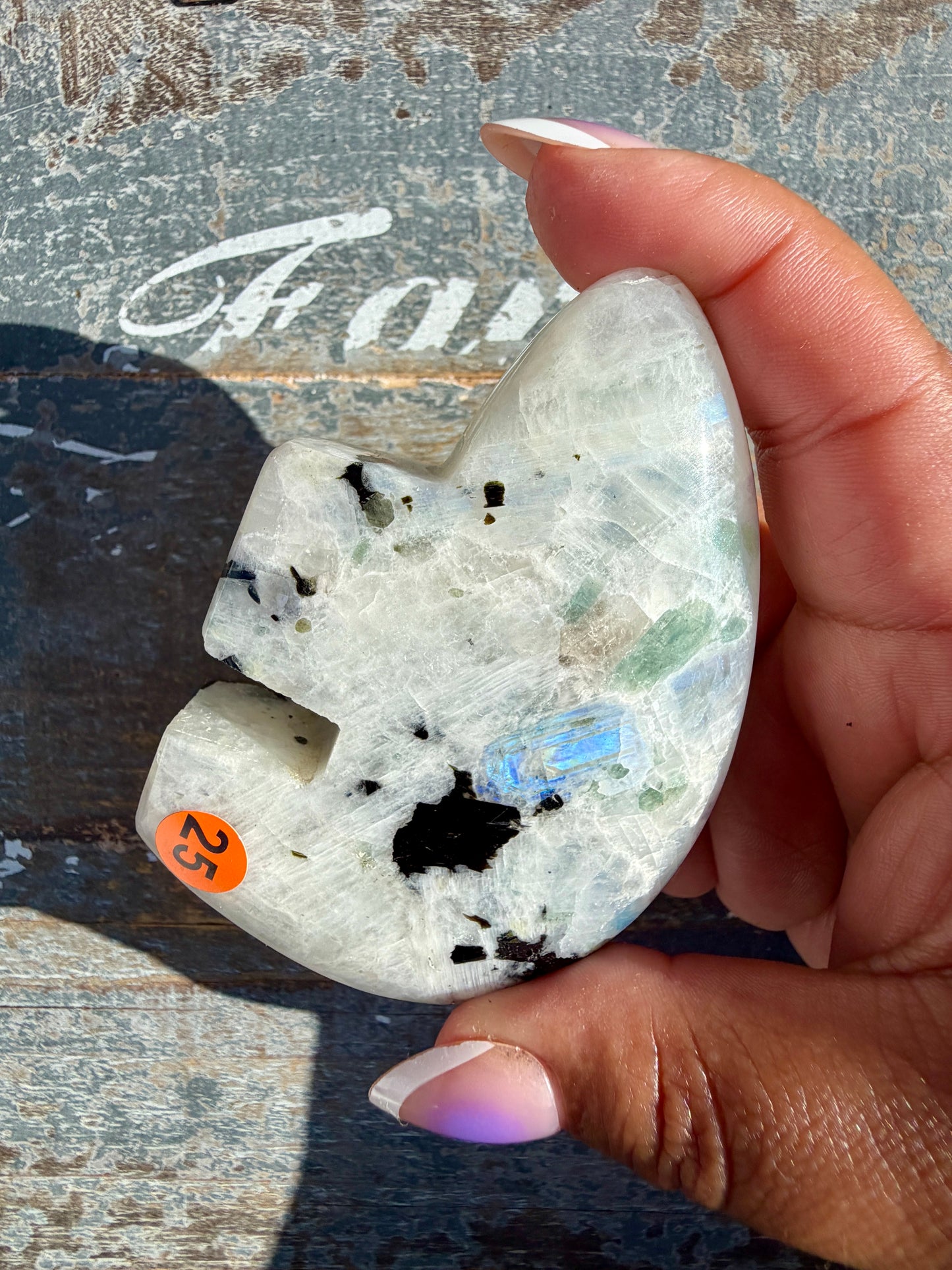 Adorable Rainbow Moonstone Bear | India | Opt 25