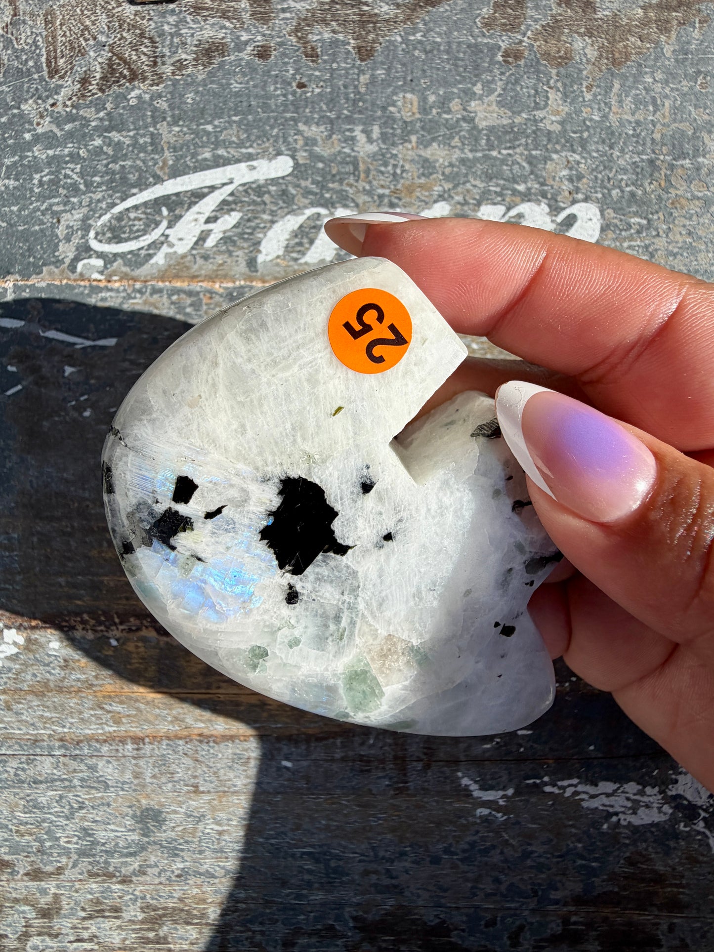 Adorable Rainbow Moonstone Bear | India | Opt 25