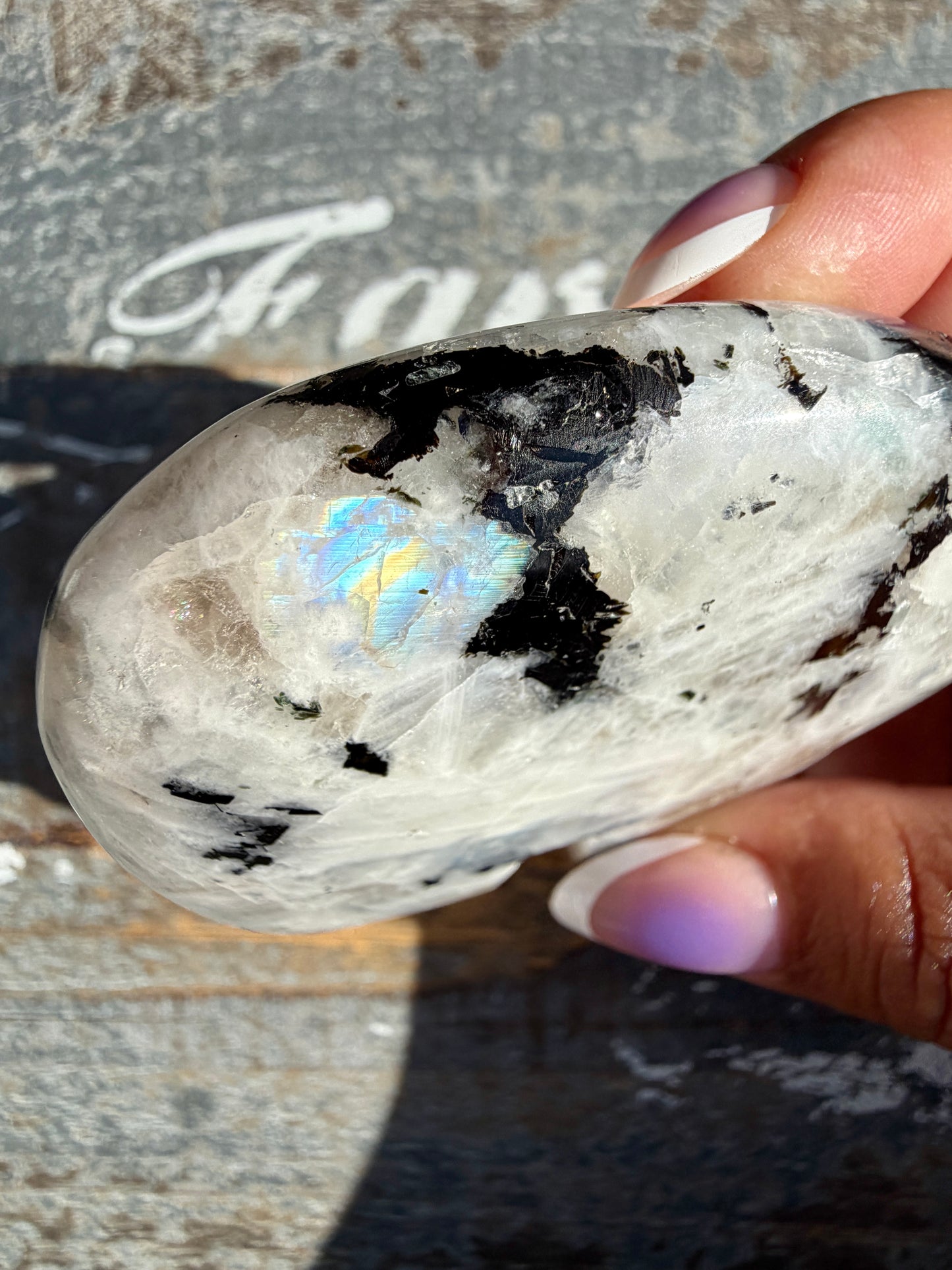 Adorable Rainbow Moonstone Bear | India | Opt 27