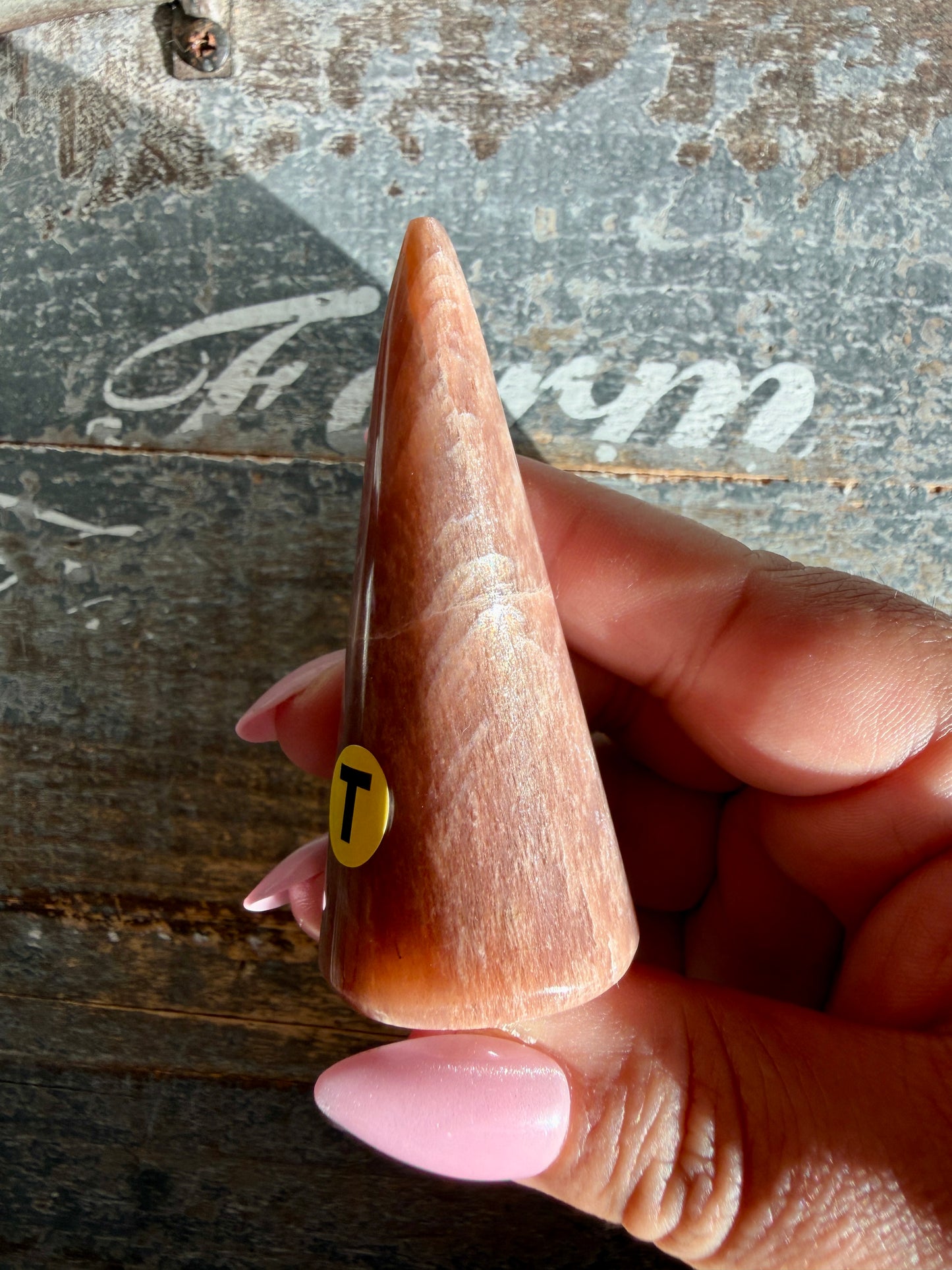 Gorgeous Rose Gold Moonstone Ring Holder | Opt T