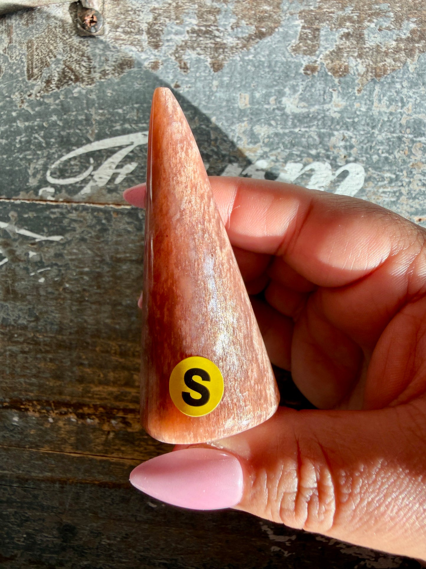 Gorgeous Rose Gold Moonstone Ring Holder | Opt S