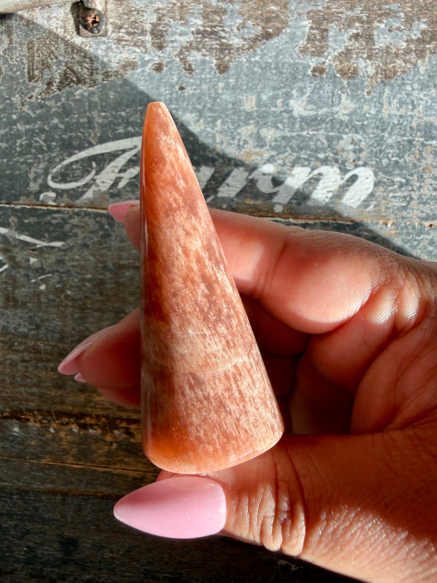 Gorgeous Rose Gold Moonstone Ring Holder | Opt S