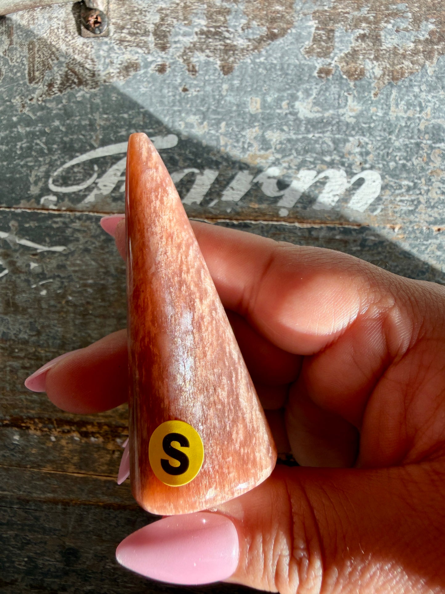 Gorgeous Rose Gold Moonstone Ring Holder | Opt S