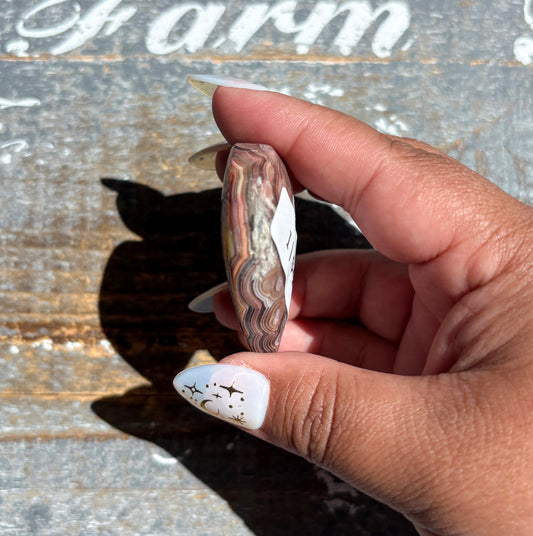 Gorgeous High Quality Crazy Lace Agate Heart from Mexico | I
