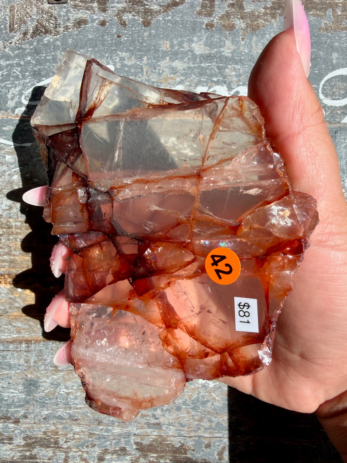 Gorgeous Fire Quartz Slab | Opt 42
