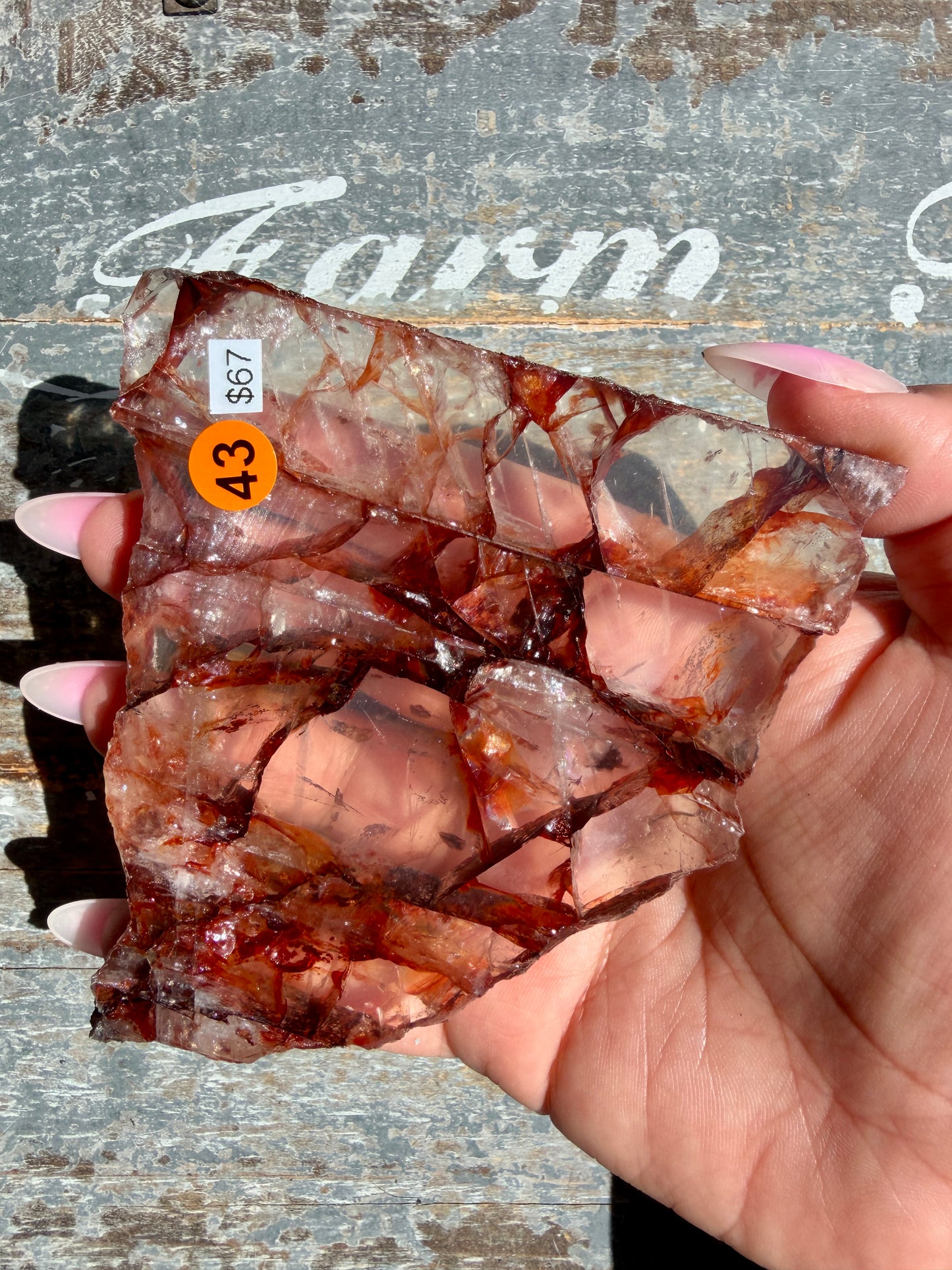 Gorgeous Fire Quartz Slab | Opt 43