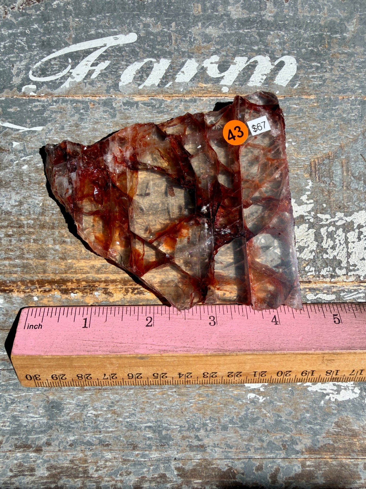 Gorgeous Fire Quartz Slab | Opt 43