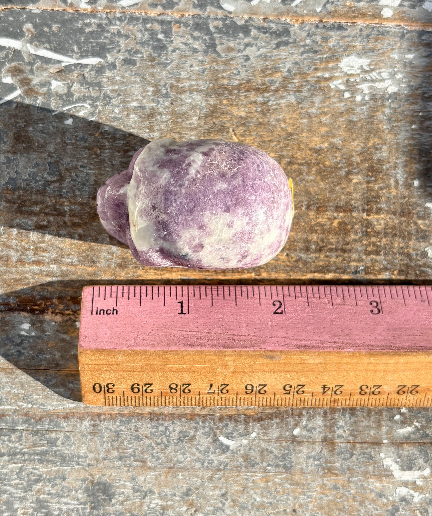 Lepidolite Skull | Opt R