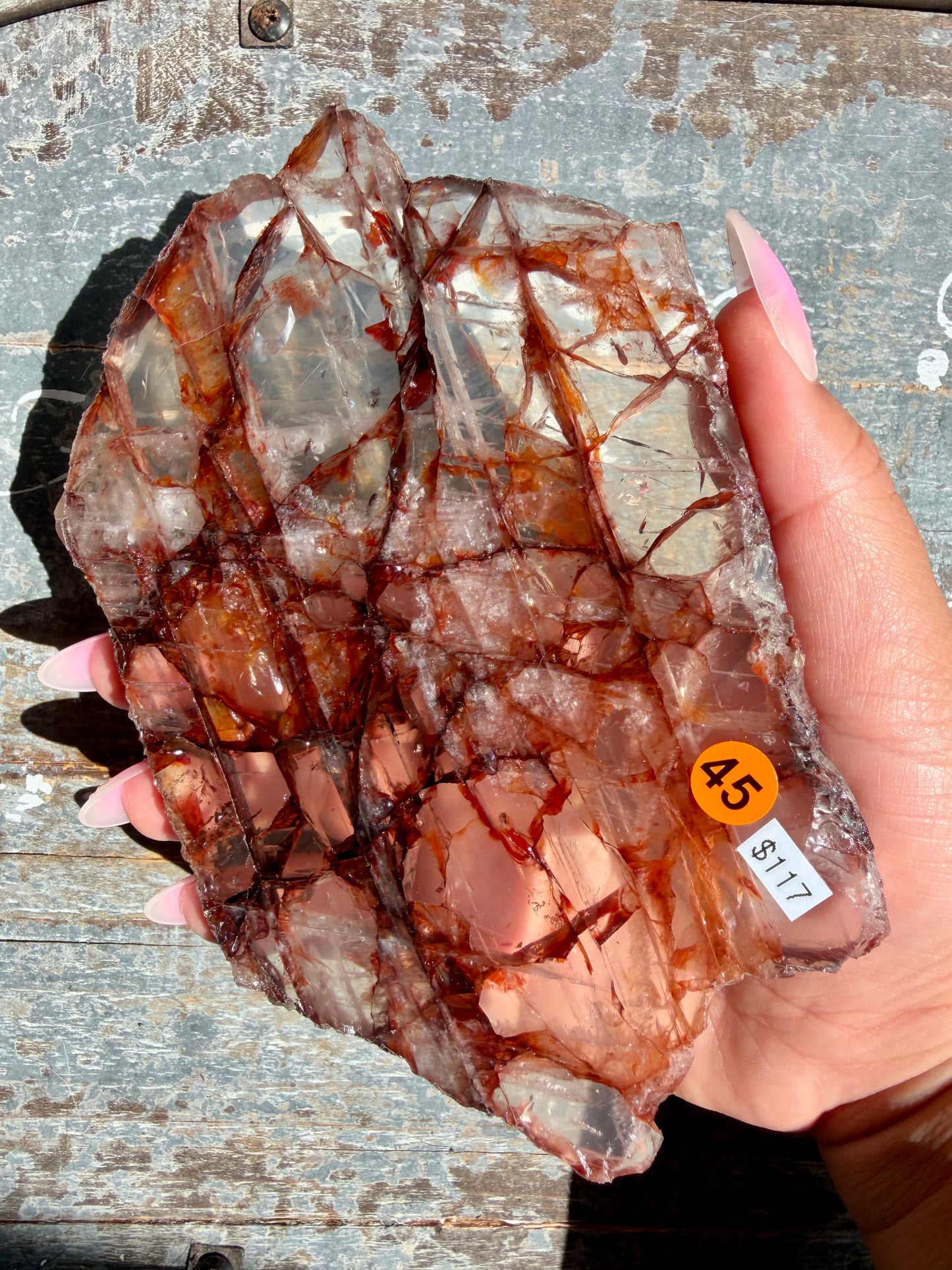 Gorgeous Fire Quartz Slab | Opt 45