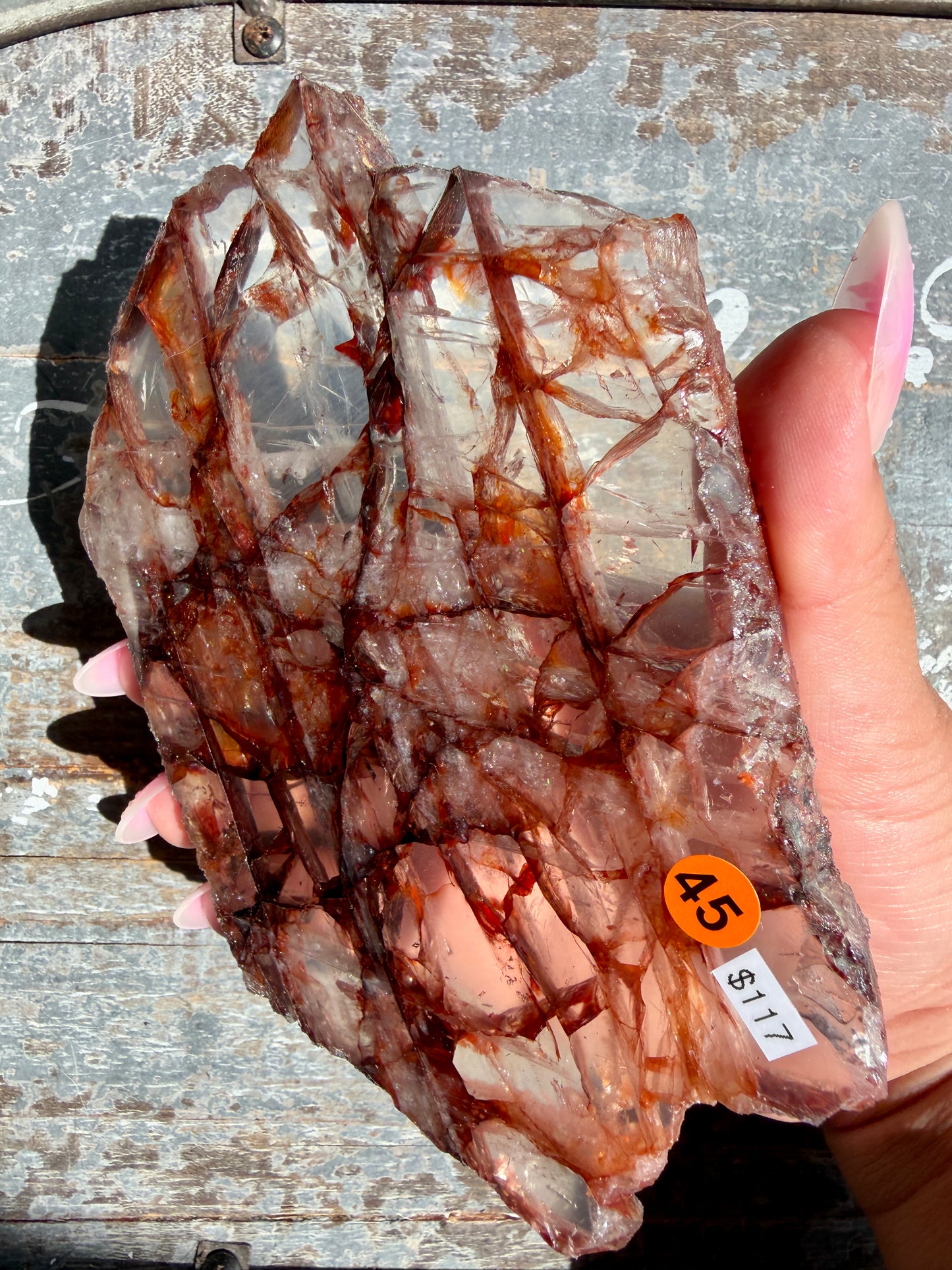 Gorgeous Fire Quartz Slab | Opt 45