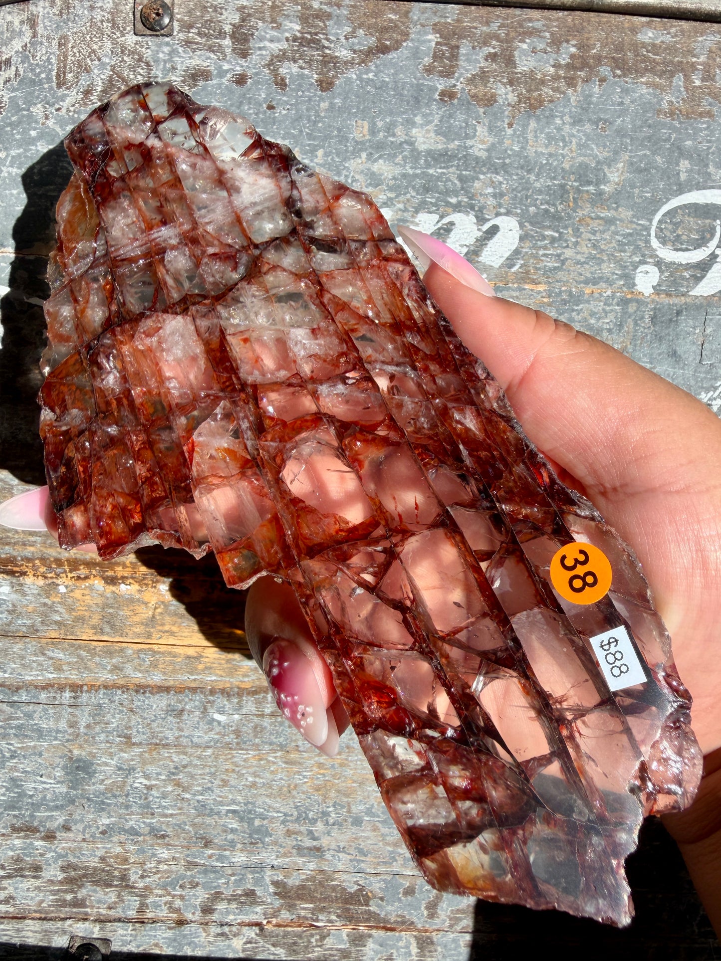 Gorgeous Fire Quartz Slab | Opt 38