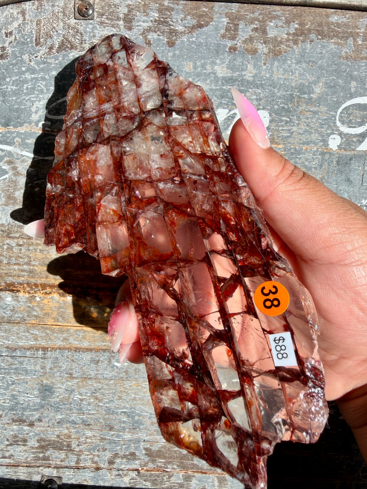 Gorgeous Fire Quartz Slab | Opt 38