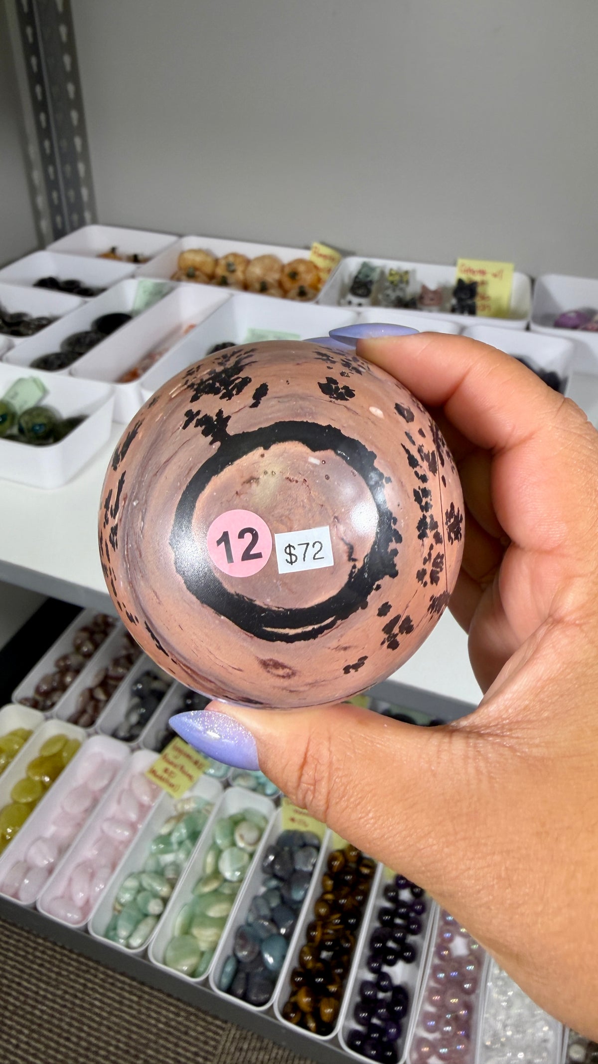 Gorgeous Picture Jasper Sphere | Opt 12 (last one)
