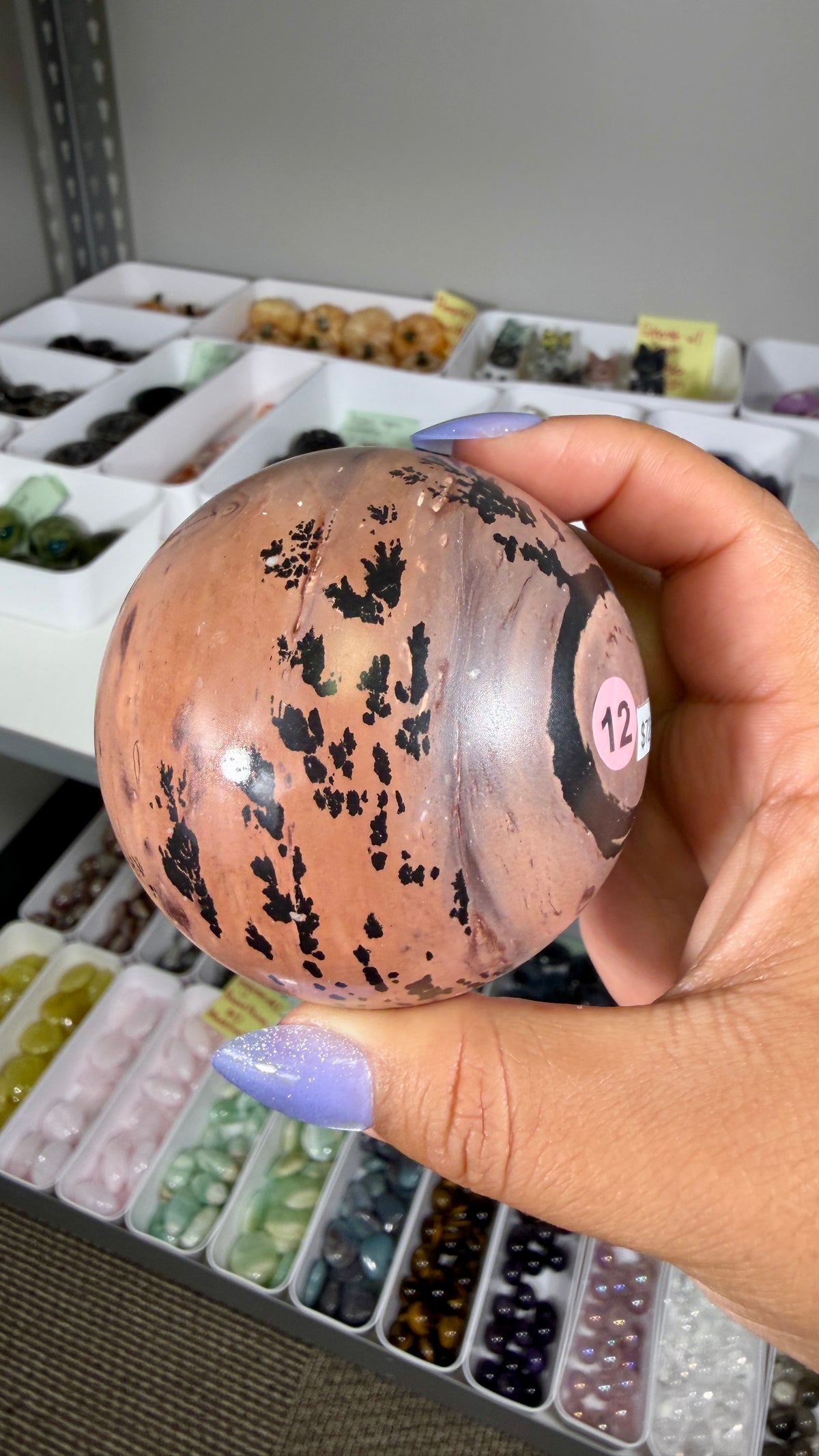 Gorgeous Picture Jasper Sphere | Opt 12 (last one)