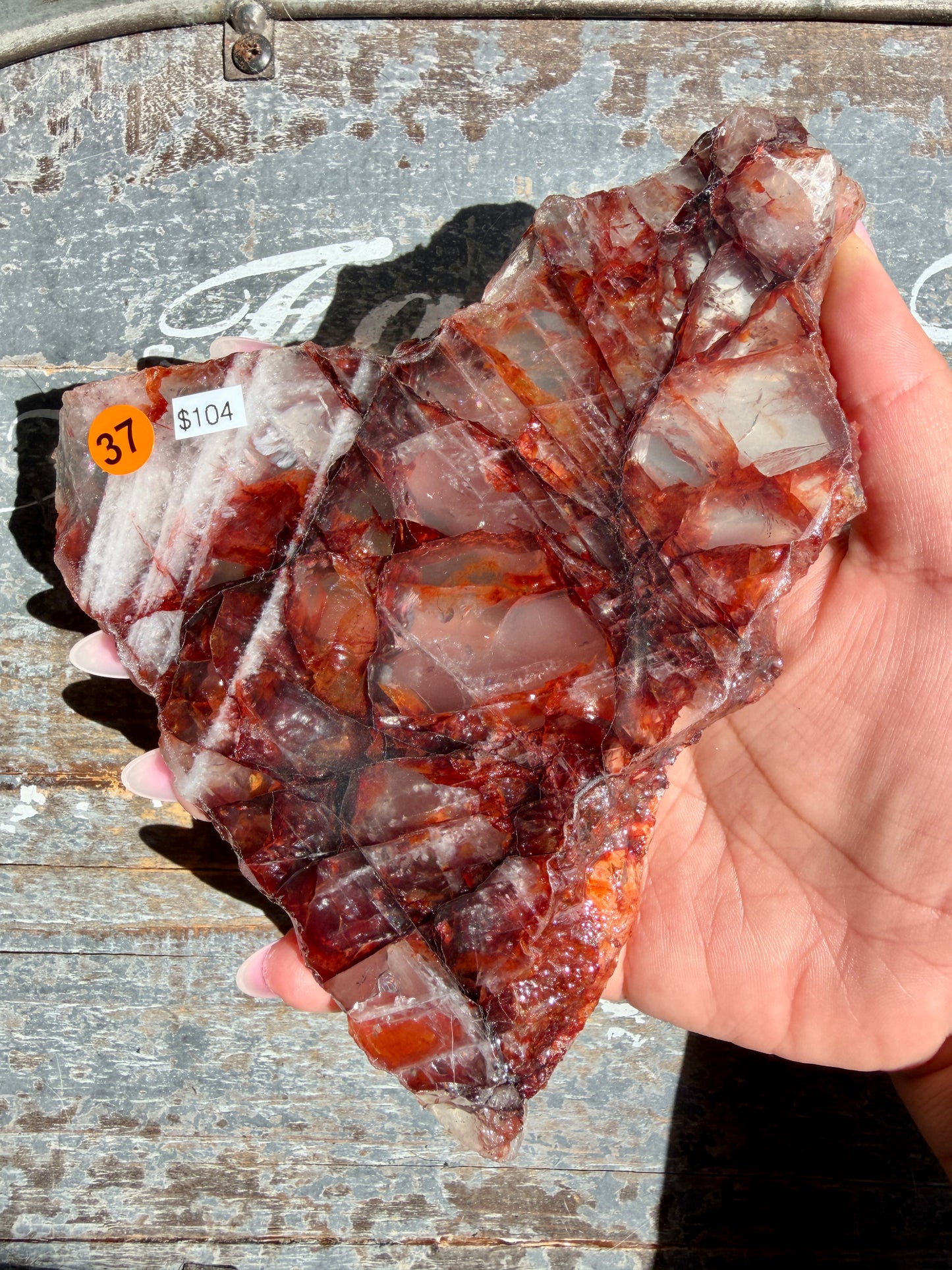 Gorgeous Fire Quartz Slab | Opt 37