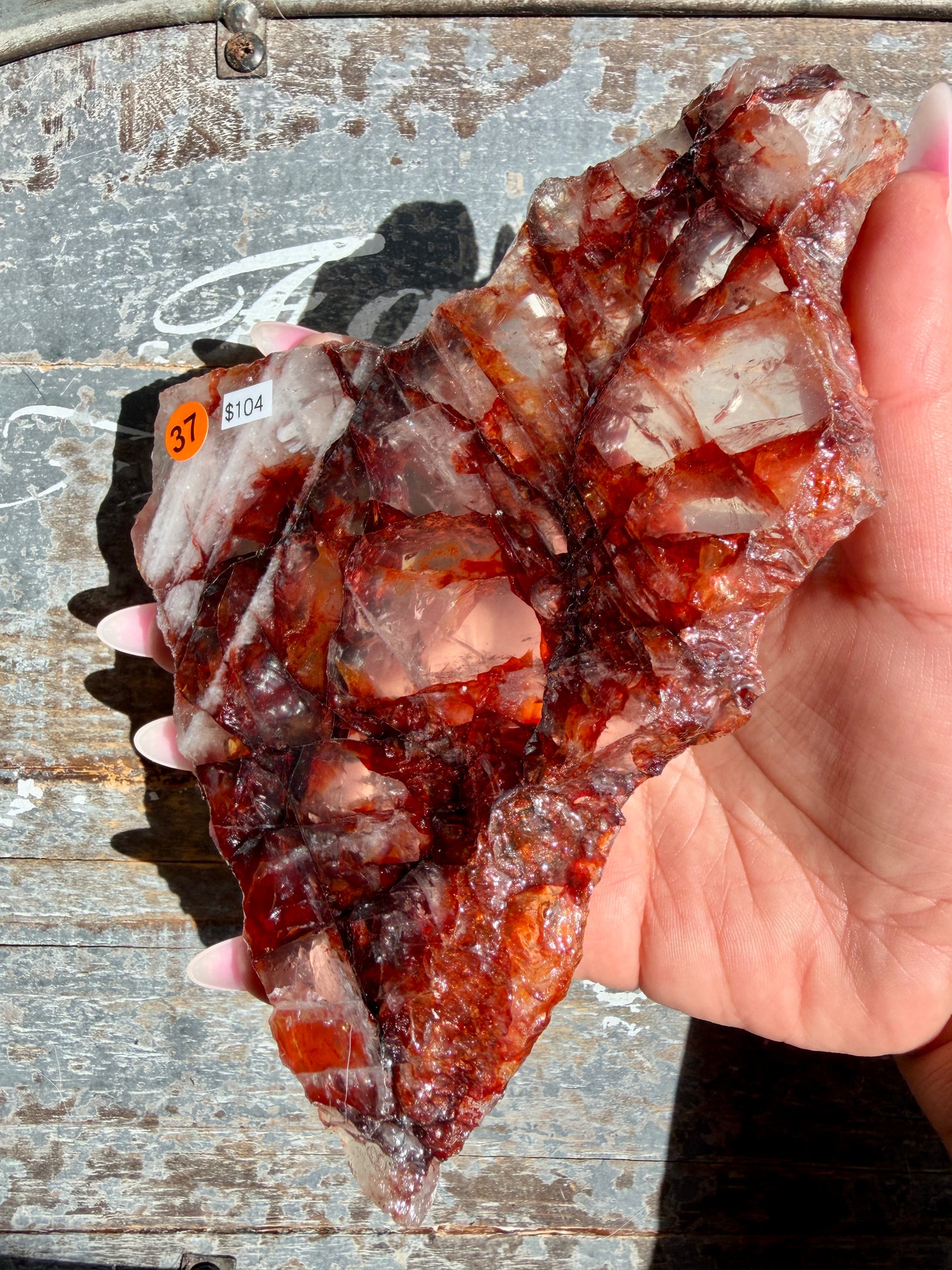 Gorgeous Fire Quartz Slab | Opt 37