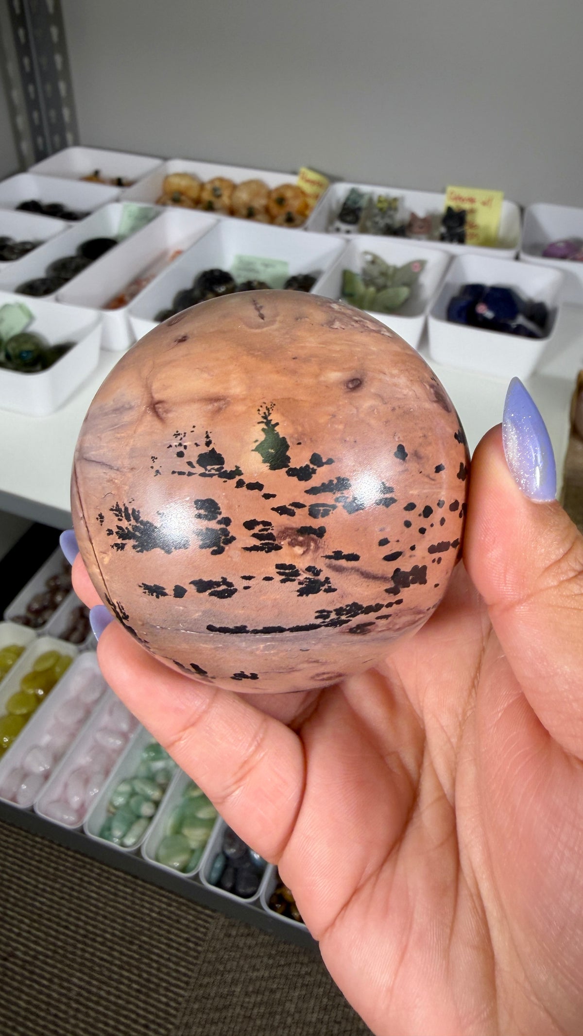 Gorgeous Picture Jasper Sphere | Opt 12 (last one)