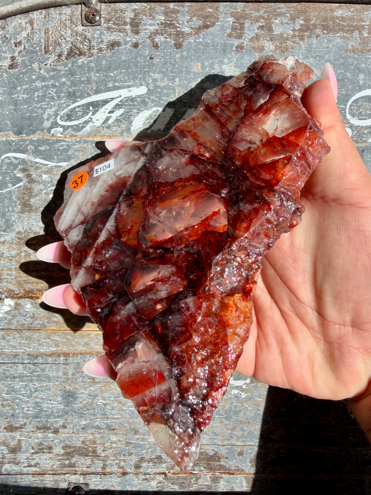 Gorgeous Fire Quartz Slab | Opt 37