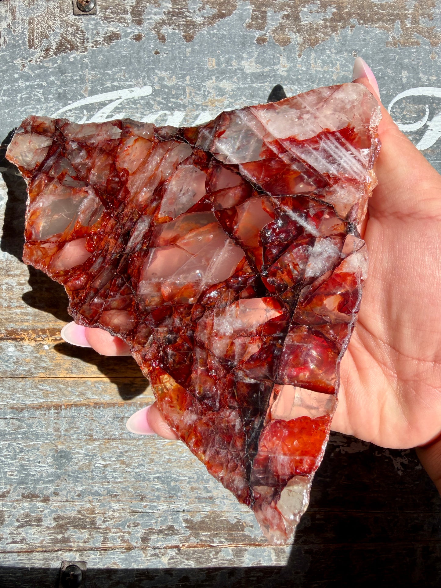 Gorgeous Fire Quartz Slab | Opt 37