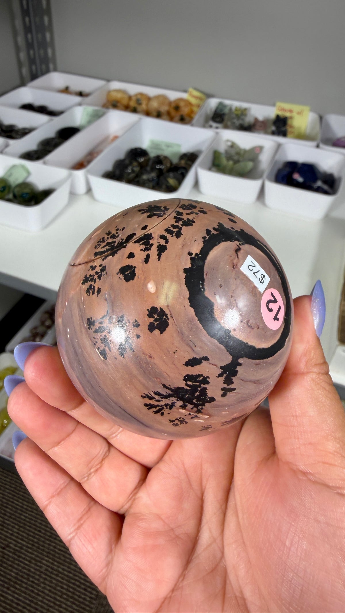 Gorgeous Picture Jasper Sphere | Opt 12 (last one)